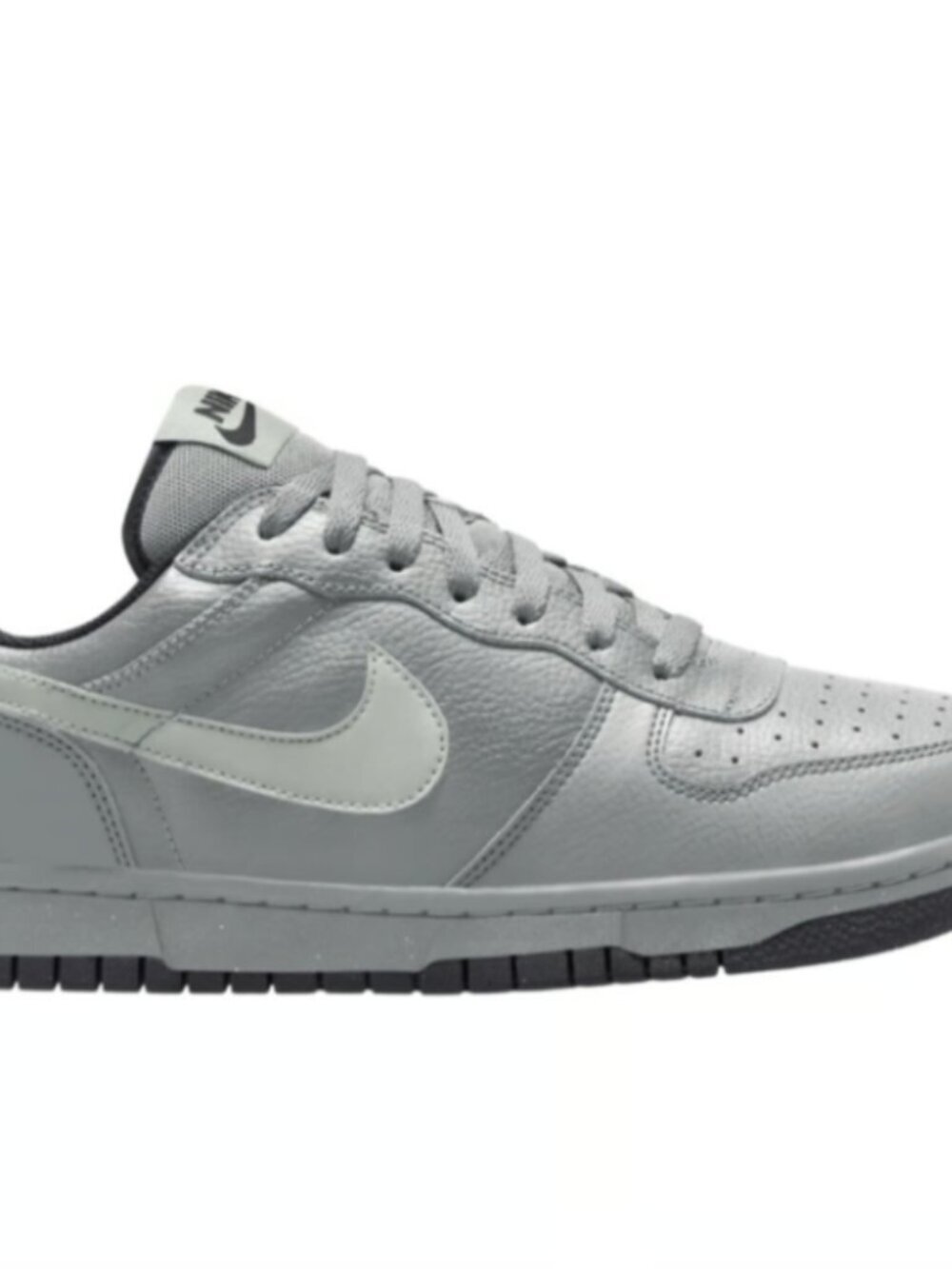 Nike Big Nike Low Grey White Retro Sneakers Size 8
